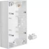 2-gang surface-mounted box, B3/B7, polar white, matte view 1