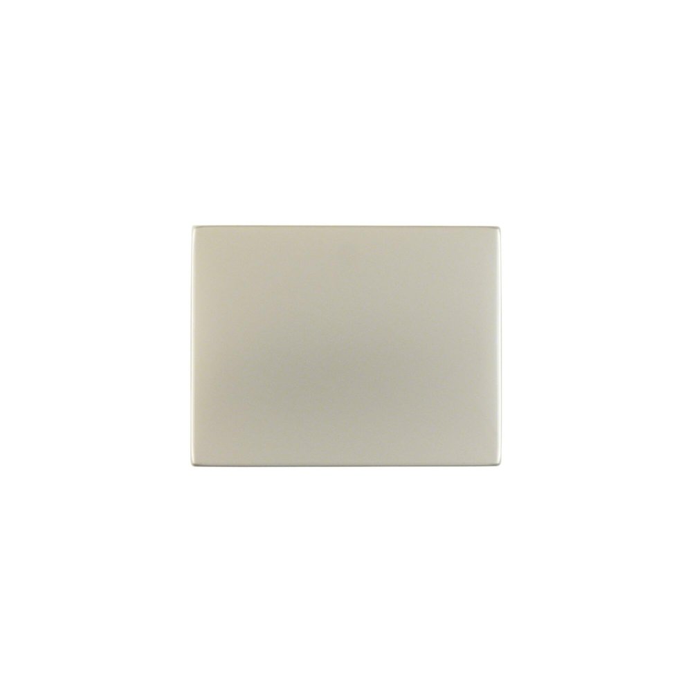 Hager K.5 Single-Pole Rocker, Stainless Steel