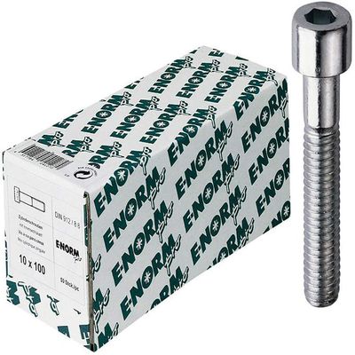 Format 4317784040792 DIN 912 Class 8.8 Galvanized Zinc-Plated M6 x 30 Hex Socket Head Cap Screws, HP Hex Nuts
