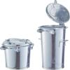 FORMAT System Waste Bin, 65 L, Galvanized, Without Handle view 1