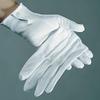 Cotton Gloves, White, Men's Size view 1