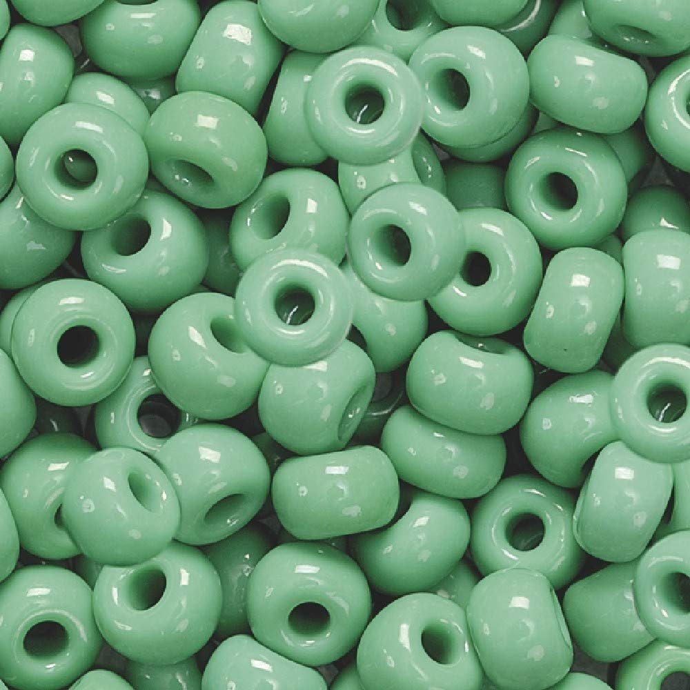 Knorr Prandell 3102440 Rocaille Beads, 5 mm Diameter, Green