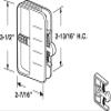 Prime-Line 147 Screen Door Latch and Pull with Security Lock, Black view 2