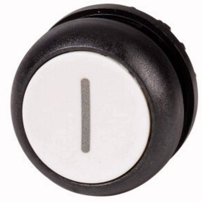 Eaton 216612 Flat Momentary Pushbutton, White I