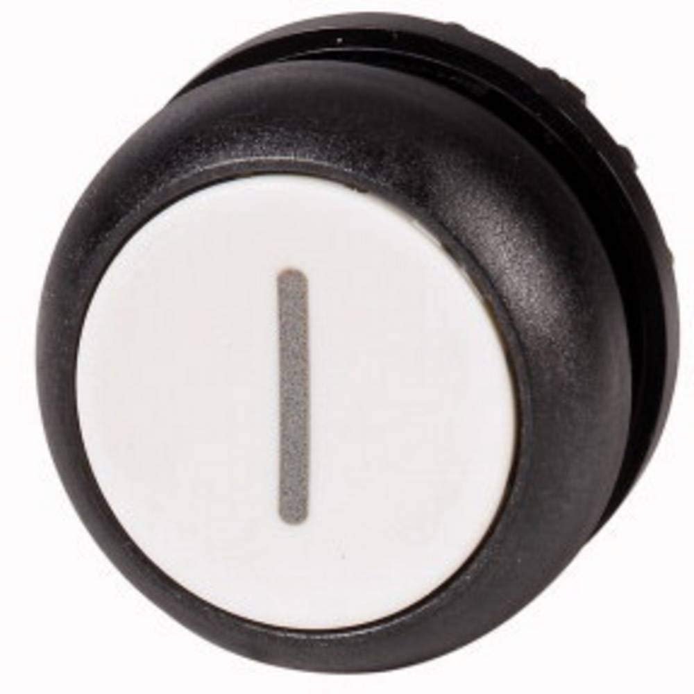 Eaton 216612 Flat Momentary Pushbutton, White I