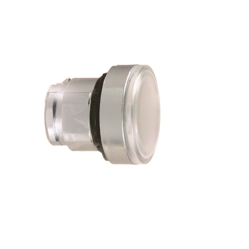 Schneider Electric ZB4BA18 Flush Illuminated Pushbutton Head, White