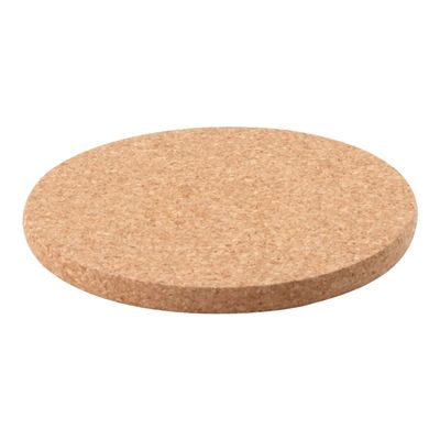 Continenta Round Cork Trivet 1504, Light Brown