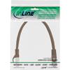 InLine 72533K Patch Cable, SF/UTP, Cat 5e, Brown, 0.3 m view 2