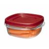 Rubbermaid Easy Find Lid Food Storage Container, 1.25 Cups, Racer Red view 1