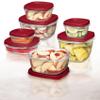 Rubbermaid Easy Find Lid Food Storage Container, 1.25 Cups, Racer Red view 2