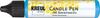 KREUL 49730 Candle Pen, Blue Metallic, 29 ml view 1