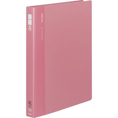 A4 30-Hole Ring Binder, 33 mm, Peach, Tatesehaba, Kokuyo S & T (Japan Import)