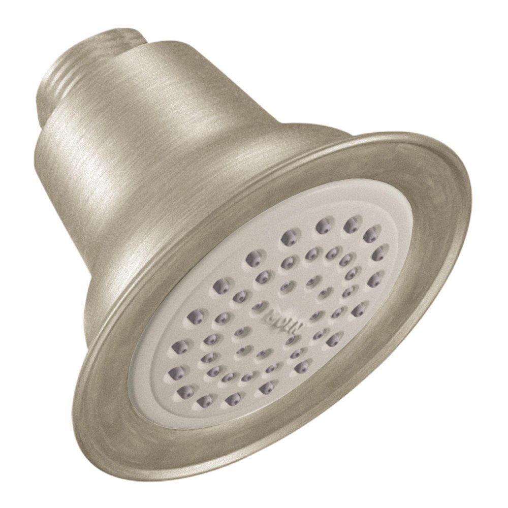 Moen 6303BN Easy Clean XLT Single-Function Showerhead, Brushed Nickel