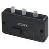 Transmedia Switch for Cable TV and Satellite Systems, F Jack to 2 x F Jacks view 1