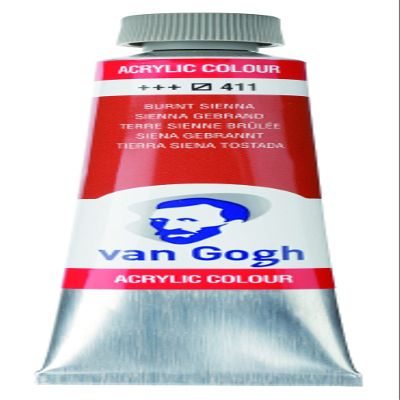 VAN GOGH Talens Acrylic Paint, 40 ml Tube, 411 Burnt Sienna