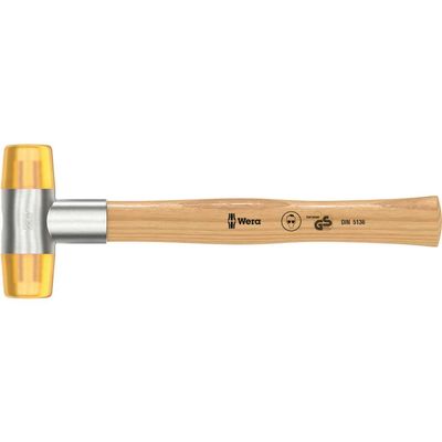 Wera 100 Soft-Faced Hammer with Cellidor Heads, #4 x 35 mm