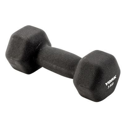 York Fitness 3 kg Neoprene Dumbbell