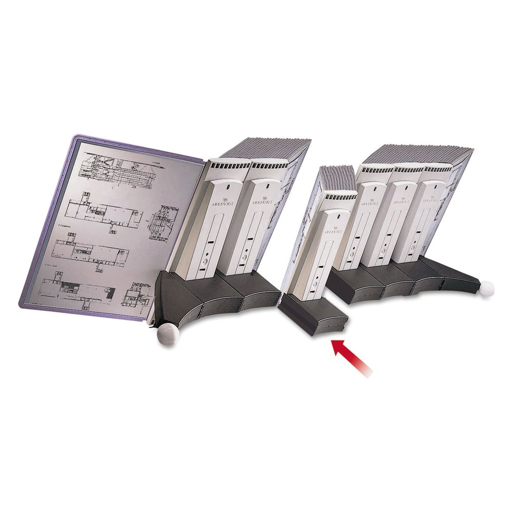 Durable SHERPA Design Reference System Expansion Set, 10 Double-Sided Panels, Letter Size, Gray (569810)