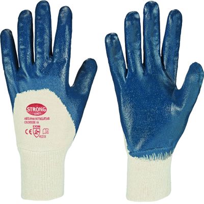 E758144 Jena Glove, Size 10, Blue