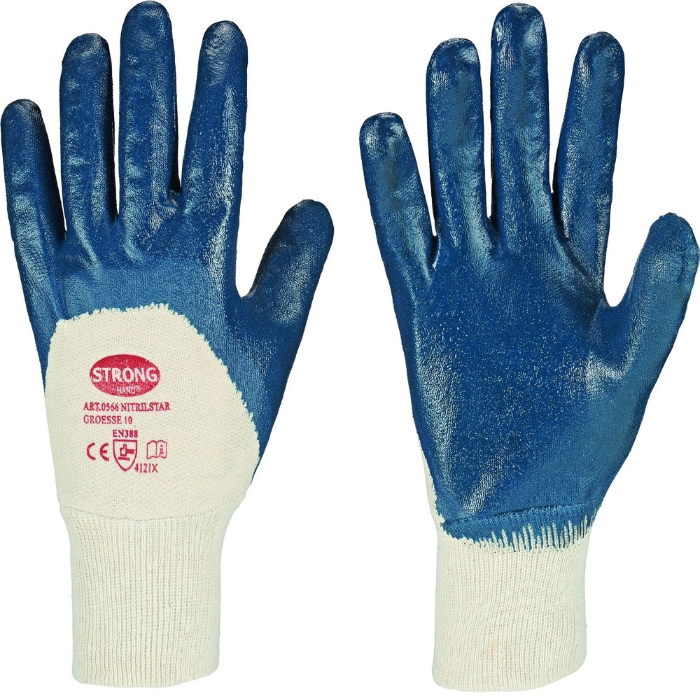 E758144 Jena Glove, Size 10, Blue