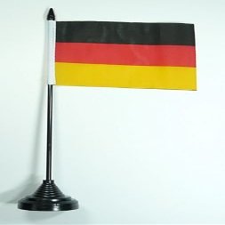 Germany Table Flag, New, 11 x 16 cm