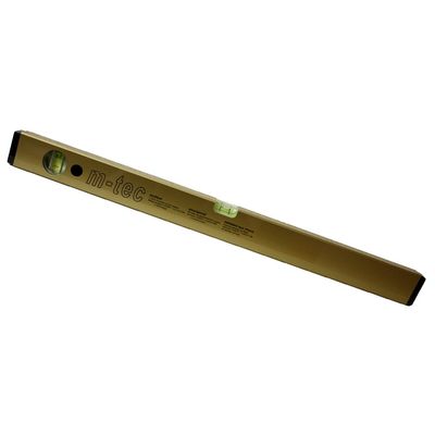 Gold Aluminum Level, 1000 mm, "m-tec-Profi"