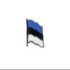 Flaggenfritze Estonia Flag Pin, Gold-Plated view 1
