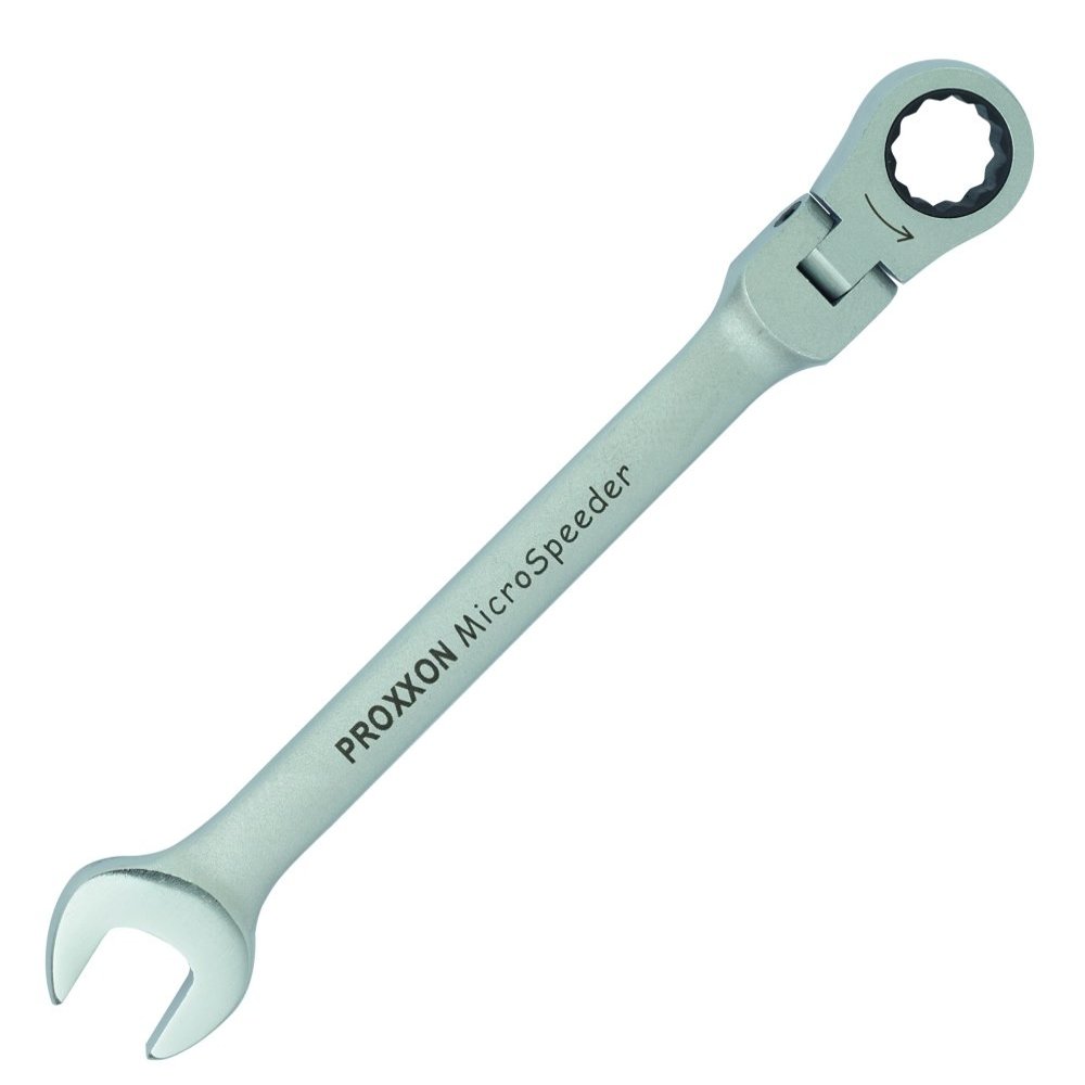 Proxxon 23054 MicroSpeeder 17 mm Ratcheting Combination Wrench with Self-Locking Joint