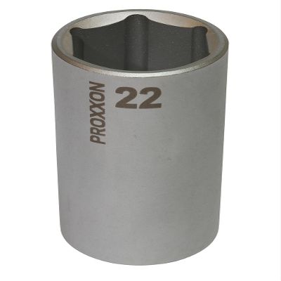 Proxxon 23545 Deep Socket, 22 mm, 3/8" Drive, 64 mm Long