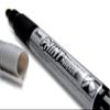 Pentel MMP20-ZO Permanent Paint Marker, 2.0 mm Round Tip, Silver, 1 pc view 2