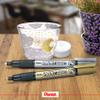 Pentel MMP20-ZO Permanent Paint Marker, 2.0 mm Round Tip, Silver, 1 pc view 3