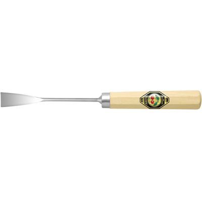 "KIRSCHEN" Tools 3176002 | No. 6 Straight Carving Chisel with Handle, 2 mm