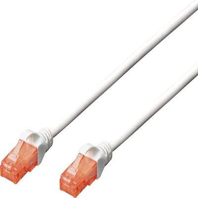 DIGITUS U/UTP Patch Cable, Cat 6, 3.0 m, White