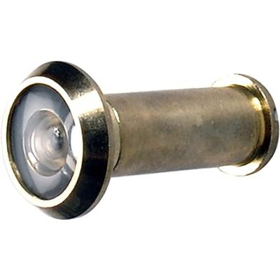 BGS DIY 8090 | Door Viewer | Polished Brass | 14 mm | 200° Viewing Angle