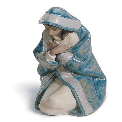 LLADRÓ Virgin Mary Nativity Figurine, Stoneware