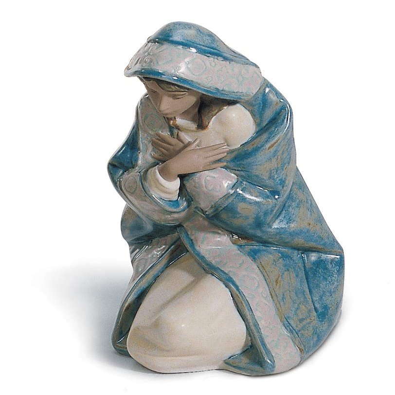 LLADRÓ Virgin Mary Nativity Figurine, Stoneware