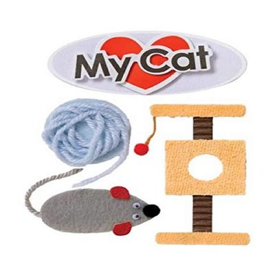 Karen Foster Design Scrapbooking Stacked Stickers, My Cat, 12 x 12 in