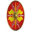 Holzspielerei Round Roman Shield view 1