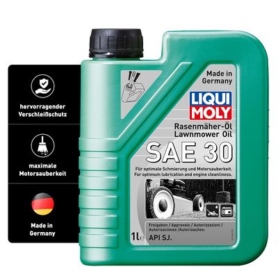 LIQUI MOLY Lawnmower Oil SAE 30 | 1 L | Garden Equipment Oil | Art. No. 1264