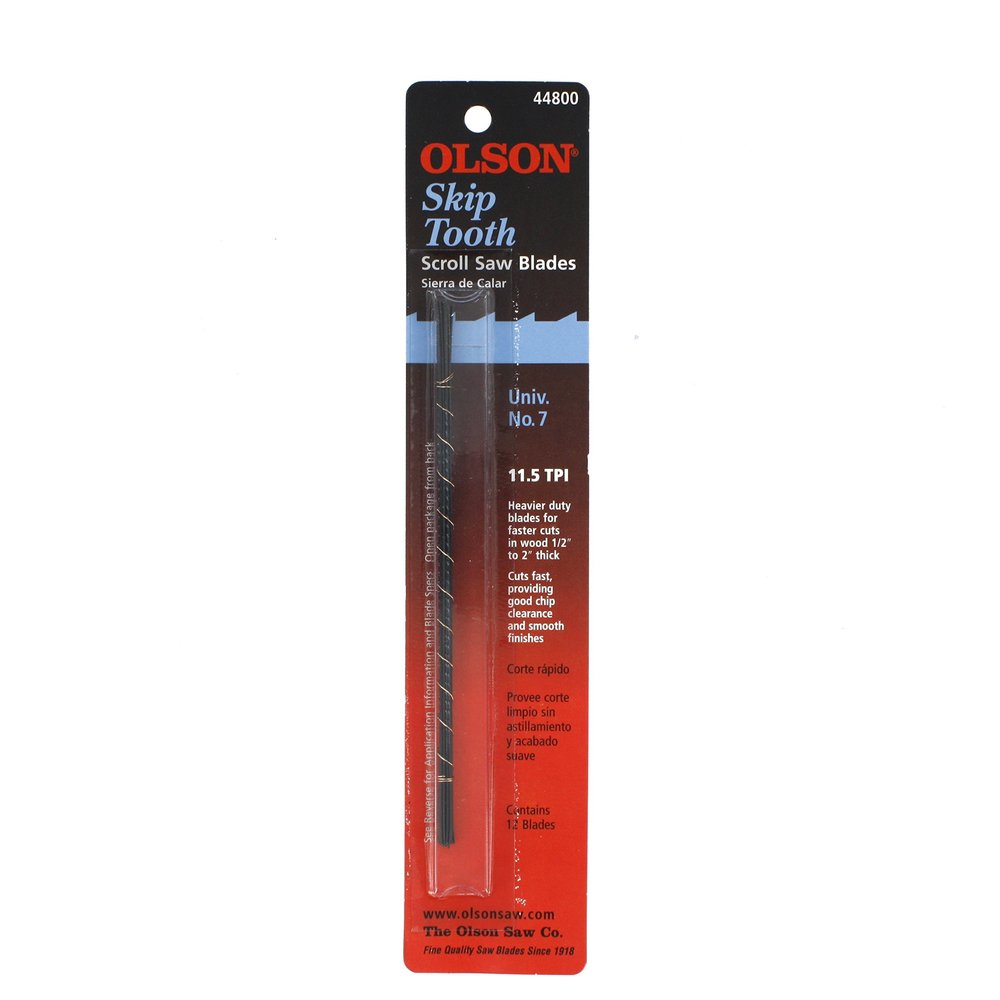 Olson SA4480 Skip-Tooth Scroll Saw Blades