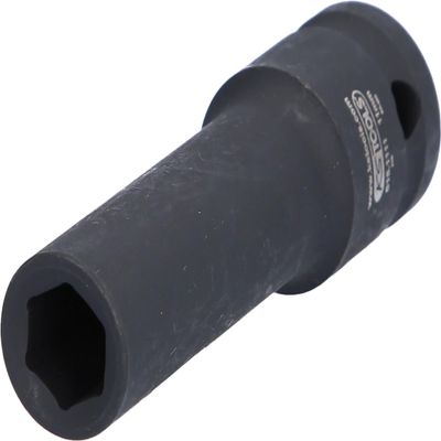 KS Tools 1/2" Long Hex Impact Socket, 11 mm, on Hanger