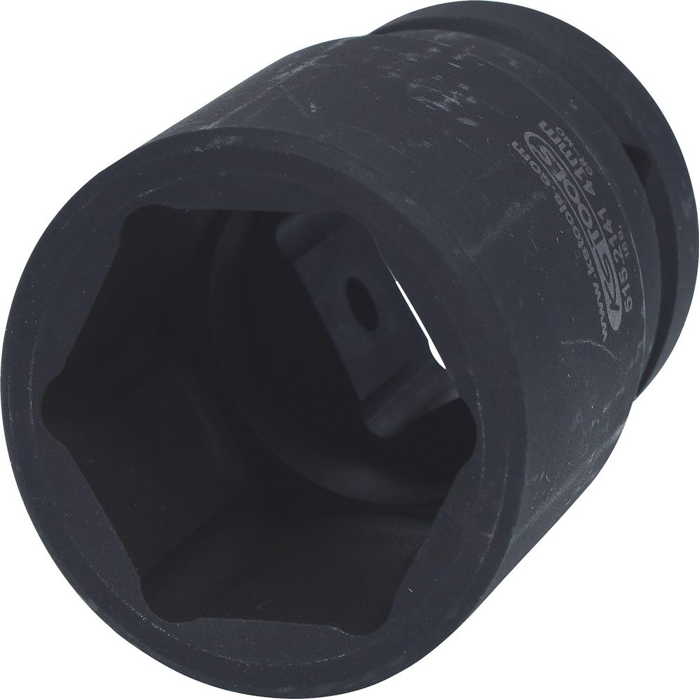 KS Tools 515.2141 1" 6-Point Impact Socket, Medium Length, 41 mm