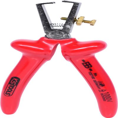 KS Tools 117.1271 CLASSIC 1000V Wire Stripping Pliers, 9.5 mm