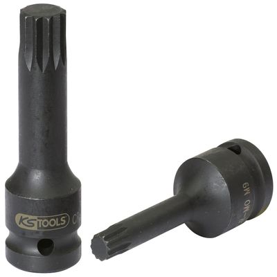 KS Tools 911.0949 1/2" Long XZN Impact Bit Socket, M9