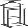 HAKU Clothes Valet, Black Solid Wood, Traditional Style – W 47 x H 102 x D 36 cm view 1