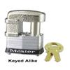 Master Lock 37KA Keyed-Alike Padlock with Coated Steel Shackle, 4.8 cm Body view 2