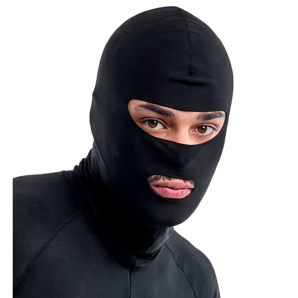 W WIDMANN MILANO Party Fashion Black Hood for Adults - Black