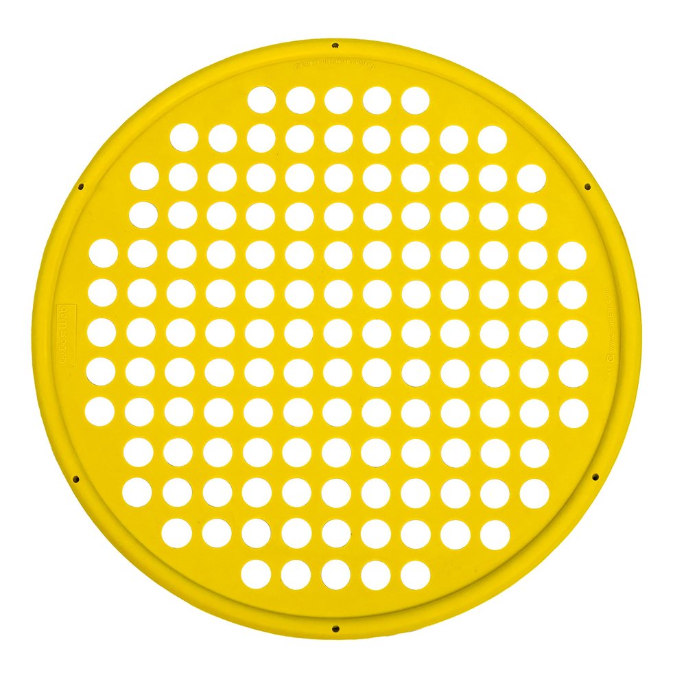 CanDo Power-Web Hand Trainer, Latex-Free, 35.6 cm Diameter, Yellow (Extra-Light)