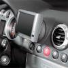KUDA Phone Holder for Audi TT 11/1998–08/2006, Black Leatherette Console view 1