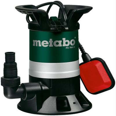 Metabo PS 7500 S Submersible Dirty Water Pump – 450 W, 7,500 L/h, 5 m Head